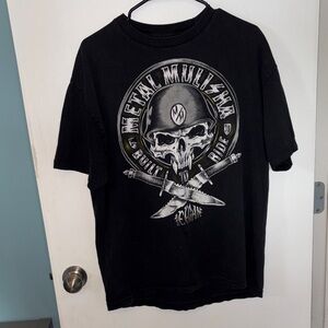 Metal Mulisha Black Skull Graphic Tee